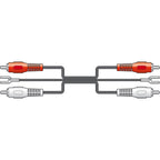 av:link RCA-RCA with Ground Wire for Turntables, 1.2 Metre (109.543UK)