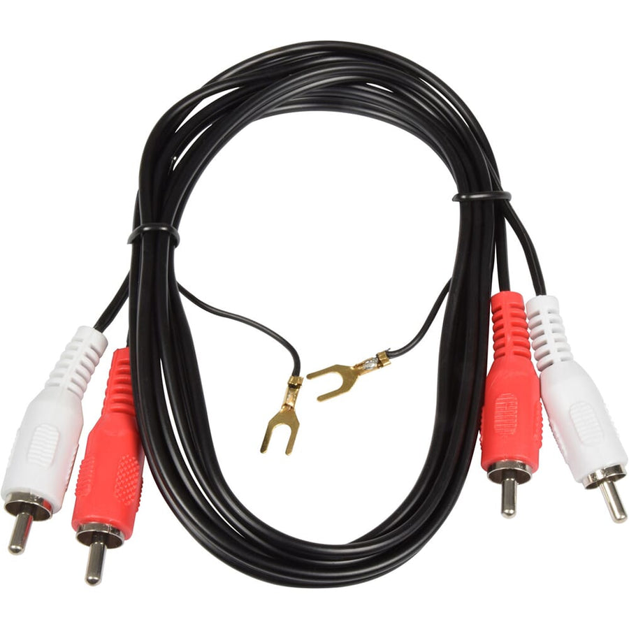 av:link RCA-RCA with Ground Wire for Turntables, 1.2 Metre (109.543UK)