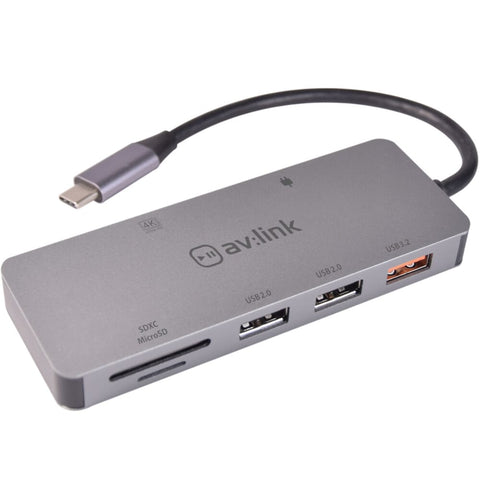 av:link 7 Port USB3.2 Type-C Multi-Hub