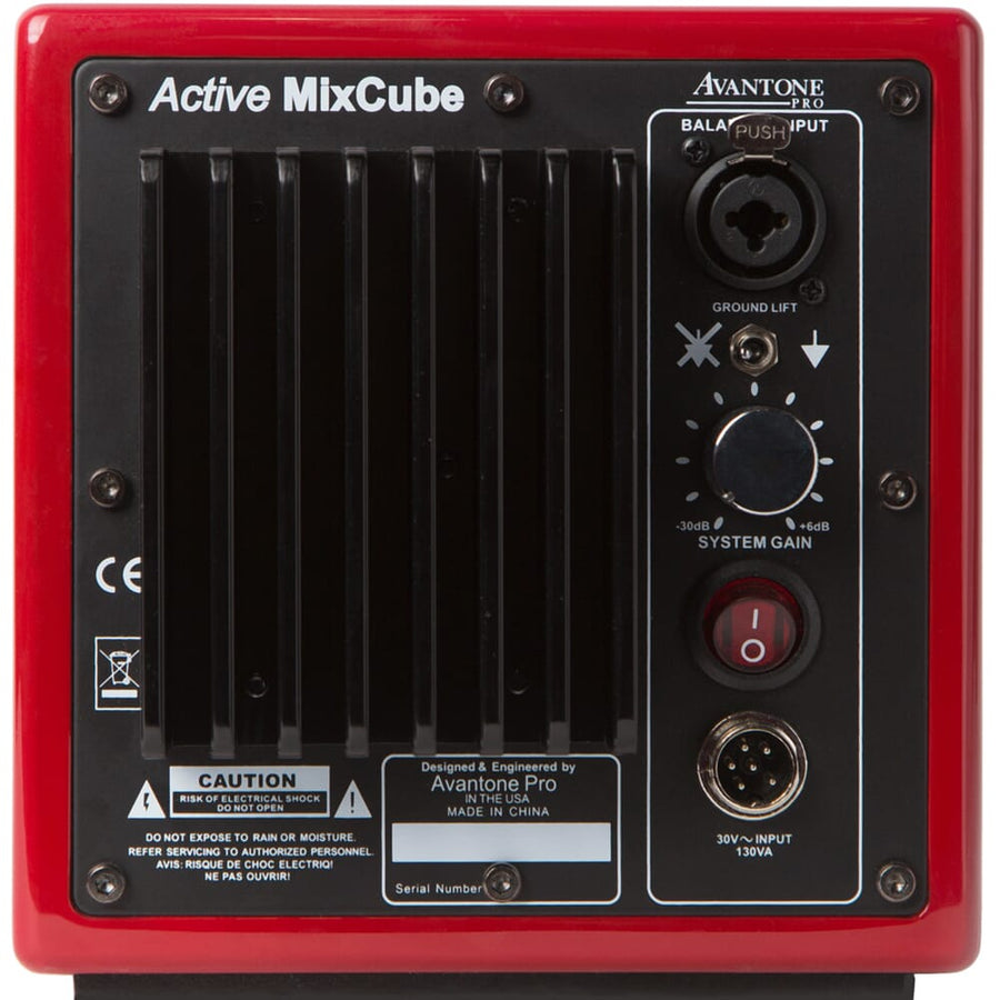 Avantone MixCube Active Red Full-Range Mini Reference Monitor (Single)