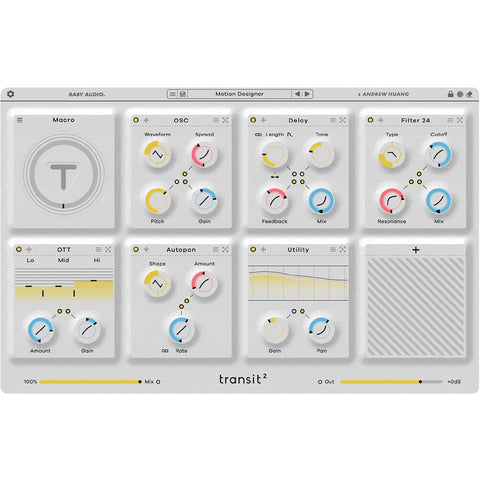 Baby Audio Transit 2, Motion Effects Playground Software Download