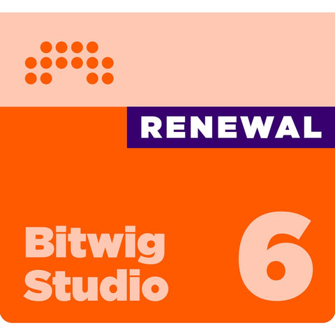 Bitwig Studio 12 Month UPGRADE Plan, Software Download