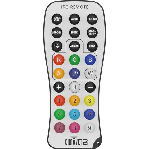 Chauvet DJ IRC6, Infrared Remote Control