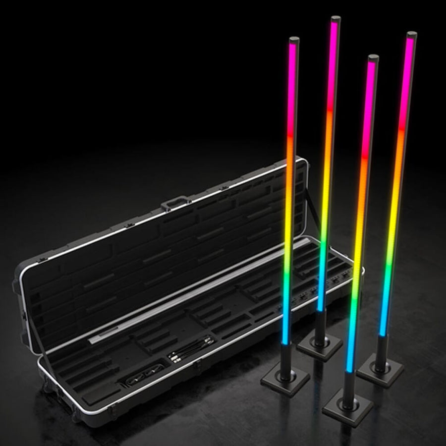 Chauvet DJ Freedom Flex Stick X4, Free-standing Wireless LED Lights with Carry Case