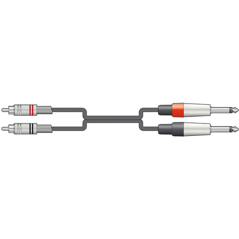Chord Dual Jack - RCA 3 Metre Unbalanced Audio Cable (190.068UK)