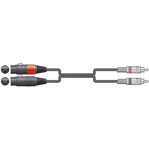 Chord Dual RCA - XLRf 3 Metre Unbalanced Audio Cable (190.063UK)