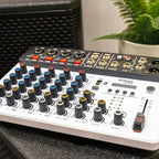 Citronic Q-PAD-8, 8-Channel Mixer with USB & Bluetooth