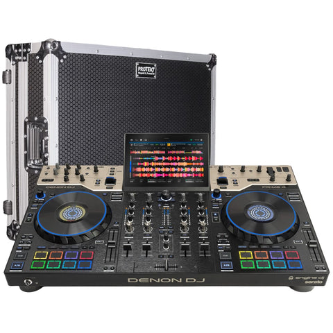 Denon DJ PRIME 4 G2 + Protekt Flight Case Bundle Deal