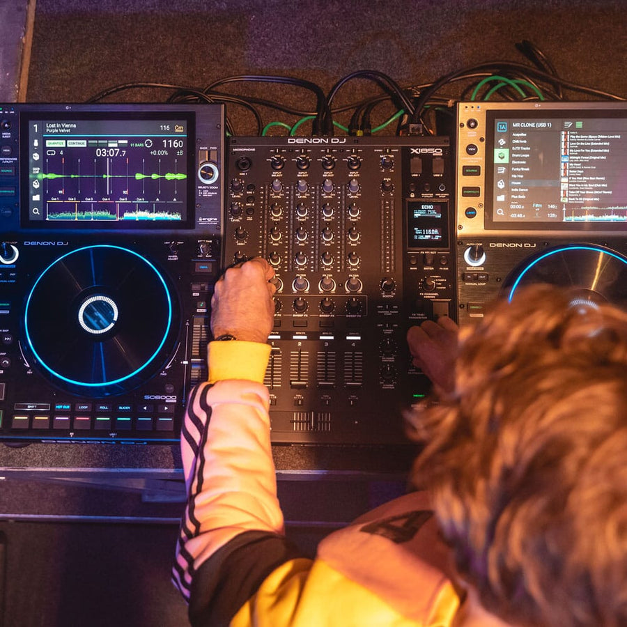 Denon SC6000 Prime, Pro Media Players with Stems (Pair)