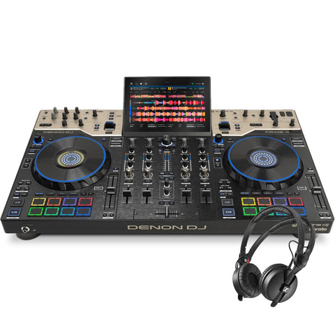 Denon DJ PRIME 4 G2 Standalone DJ Controller & Sennheiser HD25 Headphones Bundle Deal