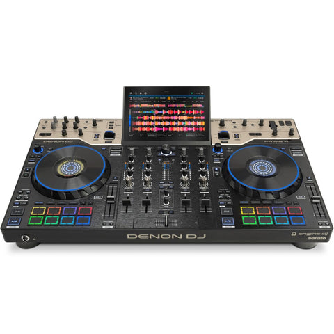 Denon DJ PRIME 4 G2, 4-Channel Standalone DJ System with Built-in FX, Lighting Output, and Stems