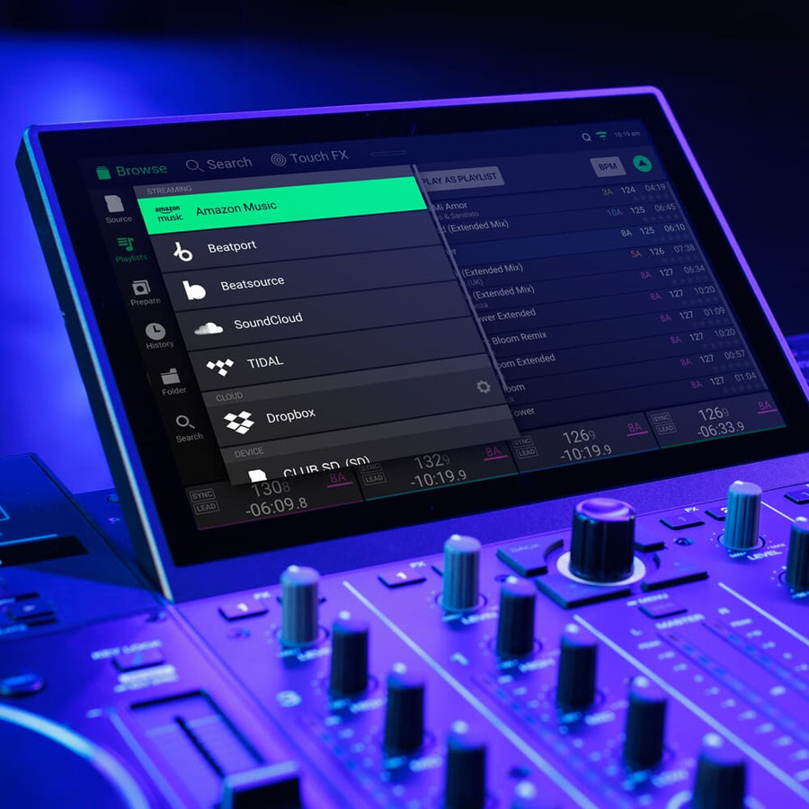 Denon DJ Prime 4+, 4 Channel Standalone DJ System with Amazon Music + Stems