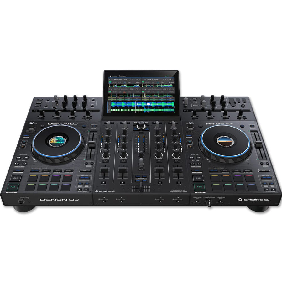 Denon DJ Prime 4+, 4 Channel Standalone DJ System with Amazon Music + Stems