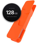 DJ Tech Tools, Chroma Drive MK2, 128GB Dual USB-A or USB-C (Energy Orange)