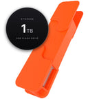 DJ Tech Tools, Chroma Drive MK2, 1TB Dual USB-A or USB-C (Energy Orange)