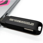 DJ Tech Tools, Chroma Drive, 128GB Dual USB-A or USB-C (Black)