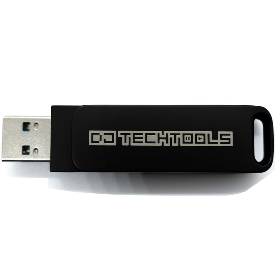 DJ Tech Tools, Chroma Drive, 128GB Dual USB-A or USB-C (Black)