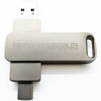 DJ Tech Tools, Chroma Drive, 128GB Dual USB-A or USB-C (Chrome)