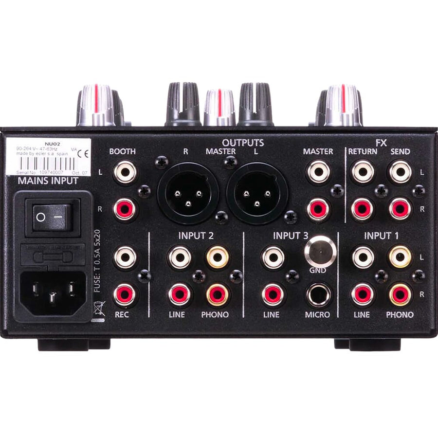 Ecler NUO2.0, 2-Channel Analogue DJ Mixer