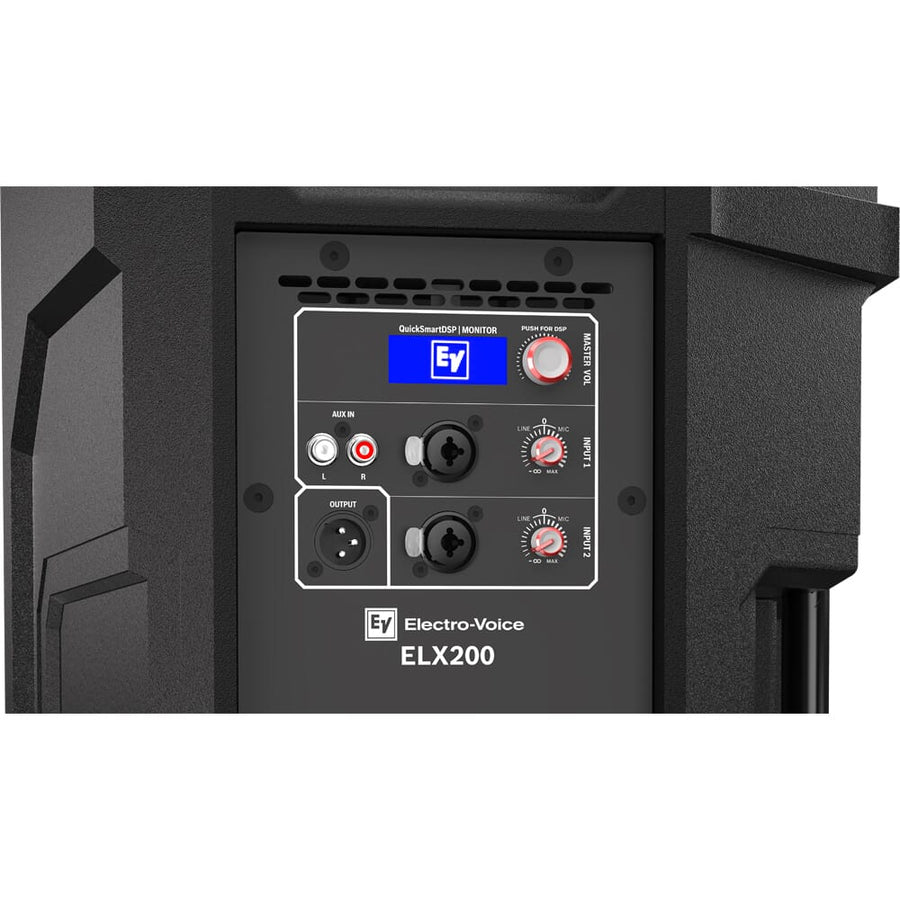 Electro-Voice ELX200-12P Active PA Speakers + Tripod Stands & Leads Bundle