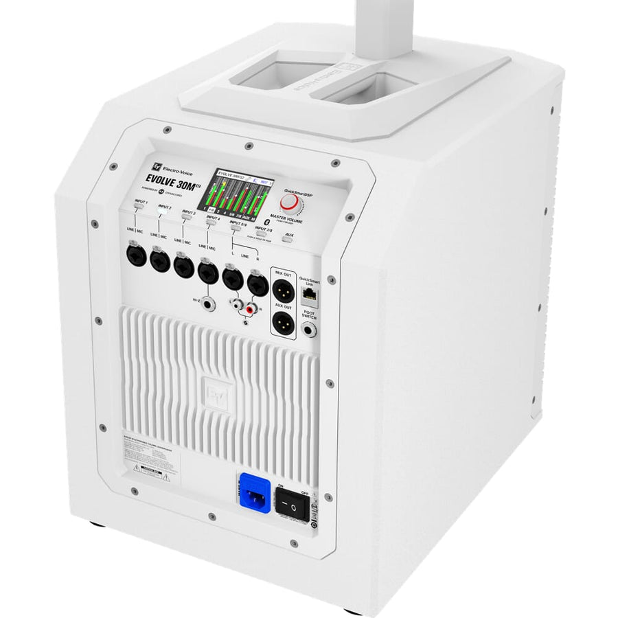 Electro-Voice EVOLVE 30M G2 White, Active Column PA System Inc. Column Carry Bag (750w RMS)
