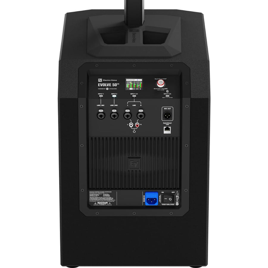 Electro-Voice EVOLVE 50M G2 Black, Active Column PA System Inc. Column Carry Bag (750w RMS)