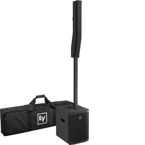 Electro-Voice EVOLVE 50M G2 Black, Active Column PA System Inc. Column Carry Bag (750w RMS)