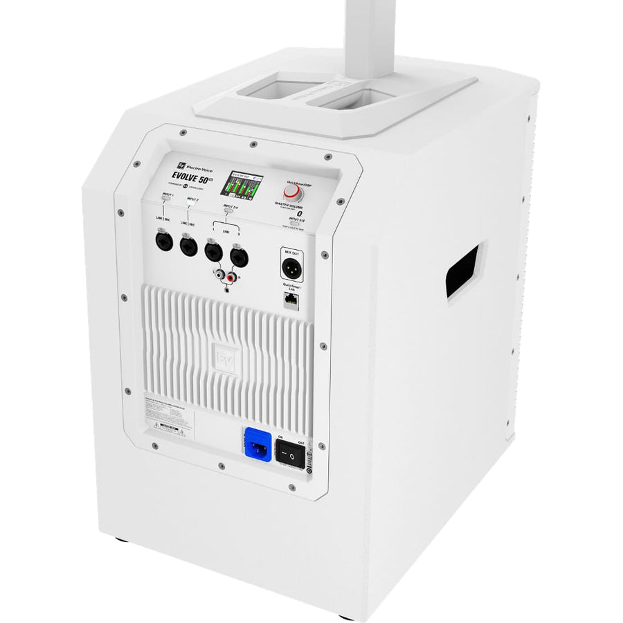 Electro-Voice EVOLVE 50M G2 White, Active Column PA System Inc. Column Carry Bag (750w RMS)