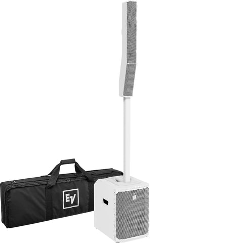 Electro-Voice EVOLVE 50M G2 White, Active Column PA System Inc. Column Carry Bag (750w RMS)