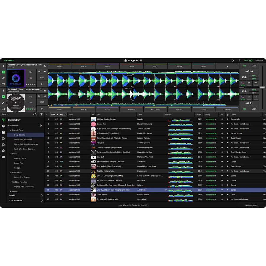 Denon DJ PRIME 4 G2, 4-Channel Standalone DJ System with Built-in FX, Lighting Output, and Stems