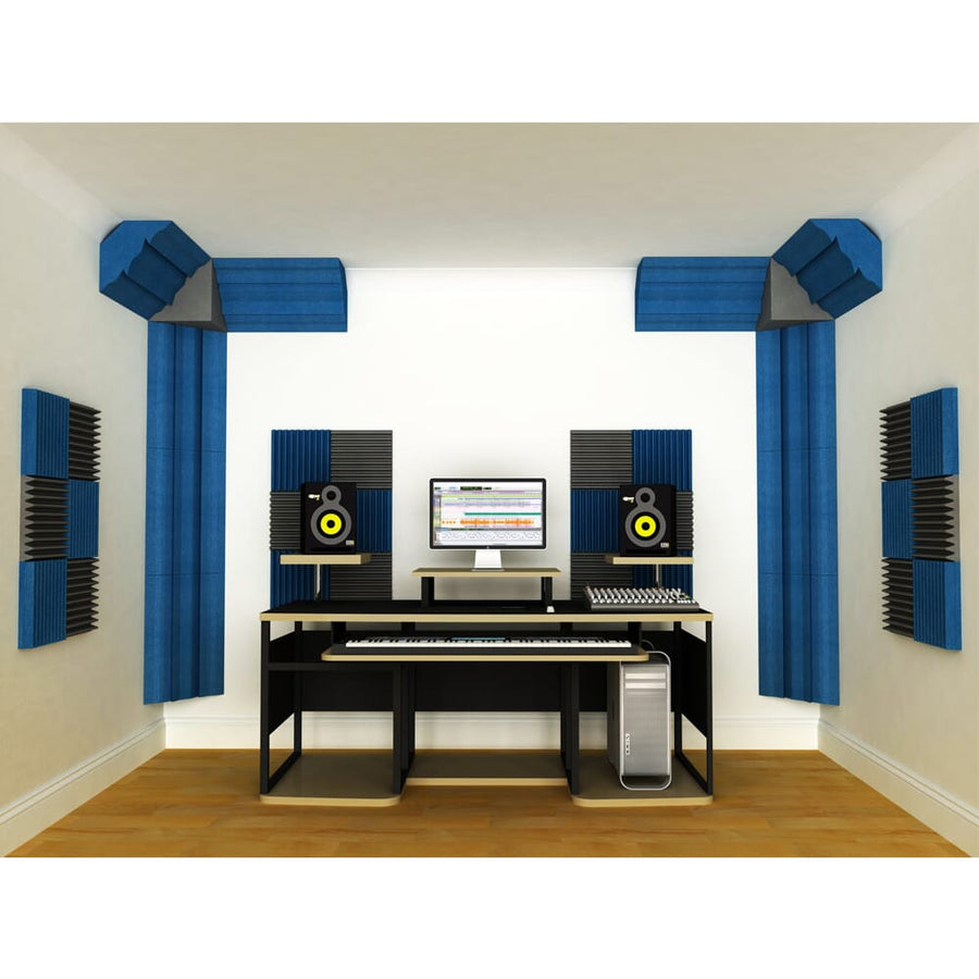EQ Acoustics Project Corner Trap Acoustic Foam (Blue) x2