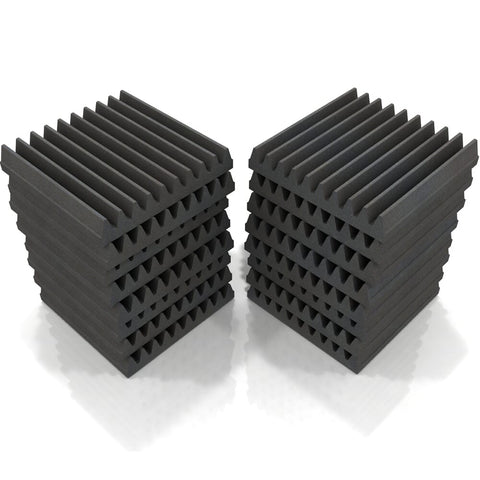 EQ Acoustics Wedge 30 Acoustic Foam Tiles (Grey) x16