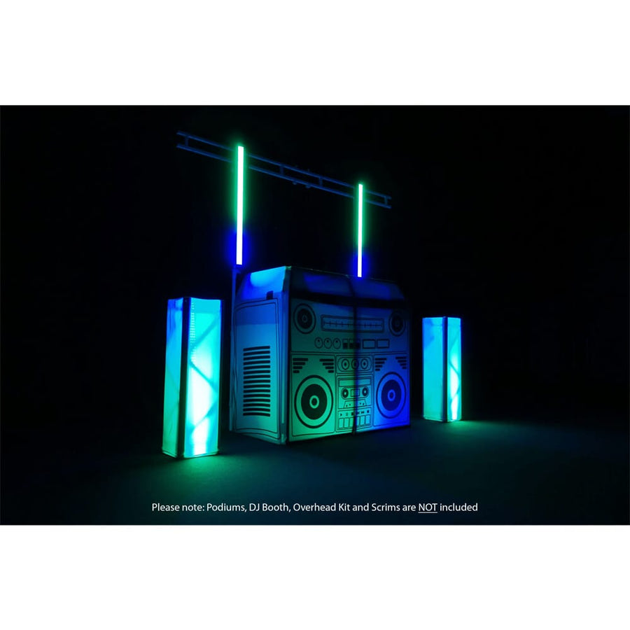 Equinox SpectraPix Batten White Housing, RGB LED Light