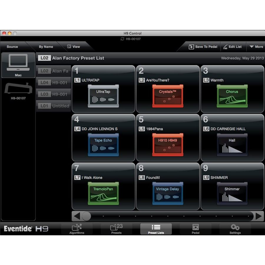 Eventide H9 MAX DARK Harmonizer, Effects Processor - Limited Edition
