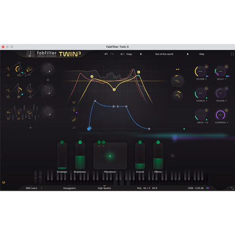 FabFilter Twin 3, Synthesizer Plugin, Software Download