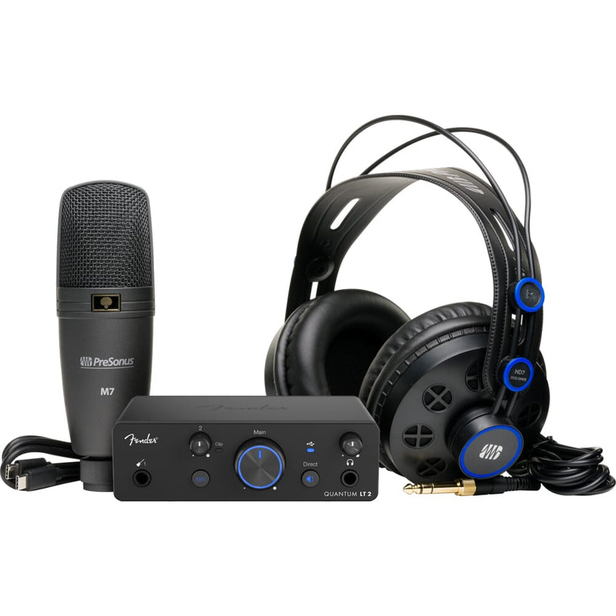 Fender Quantum Creator Bundle – Audio Interface, Microphone & Headphones