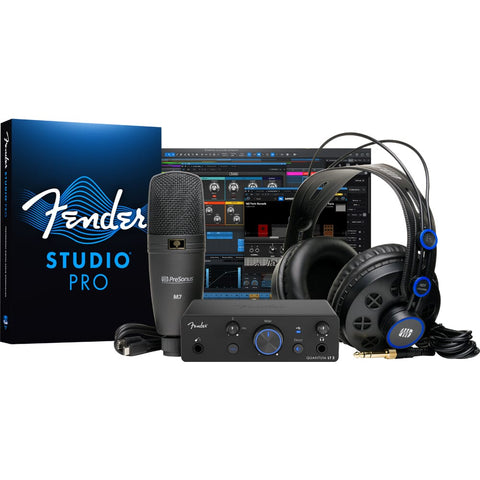 Fender Quantum Creator Bundle – Audio Interface, Microphone & Headphones