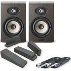 Focal Shape 50 Active Studio Monitors (Pair) + Isolation Pads & Leads Bundle