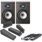 Focal Shape 65 Active Studio Monitors (Pair) + Iso Pads & Leads Bundle