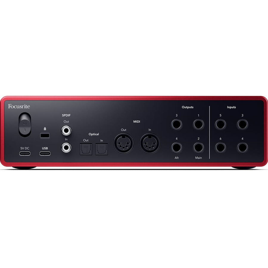 Focusrite Scarlett 16i16 (G4) USB 16 In/16 Out Desktop Audio Interface with 2 Mic Preamps, MIDI and SPDIF