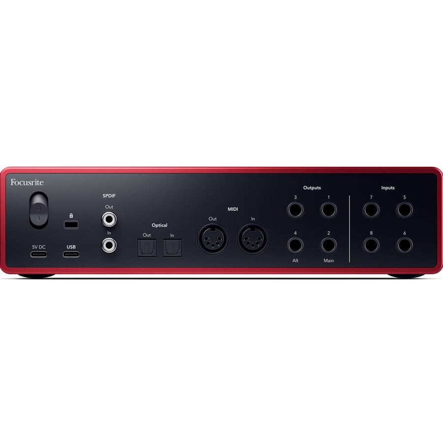 Focusrite Scarlett 18i16 (G4) USB 18 In/16 Out Desktop Audio Interface with 4 Mic Preamps, MIDI and SPDIF