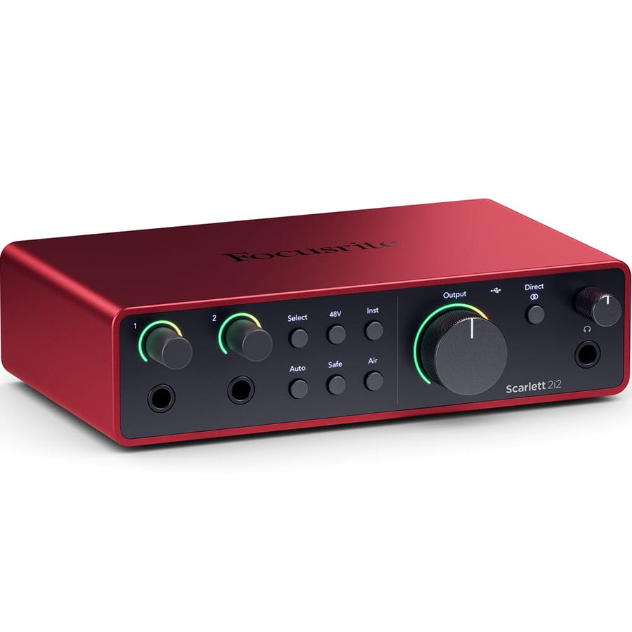 Focusrite Scarlett 2i2 (G4) USB Audio Interface + Free Software Bundle