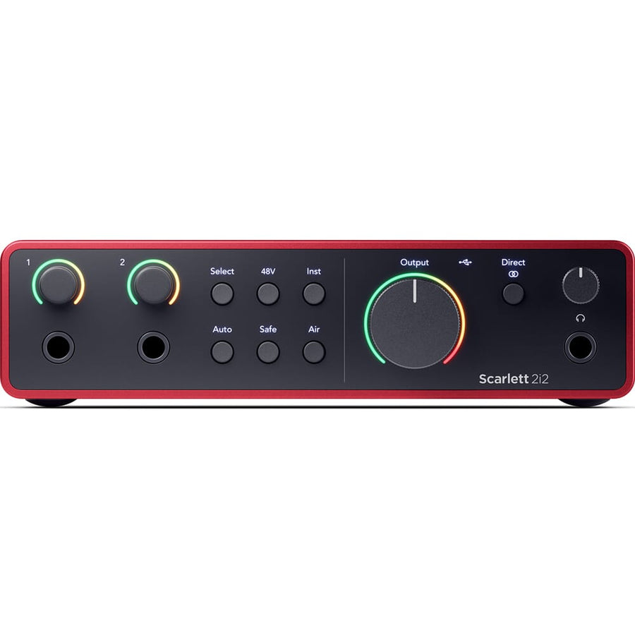 Focusrite Scarlett 2i2 (G4) USB Audio Interface + Free Software Bundle