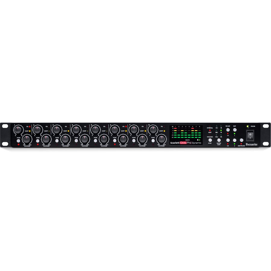 Focusrite Scarlett OctoPre Dynamic 8 Channel Mic Pre with AD/DA Conversion