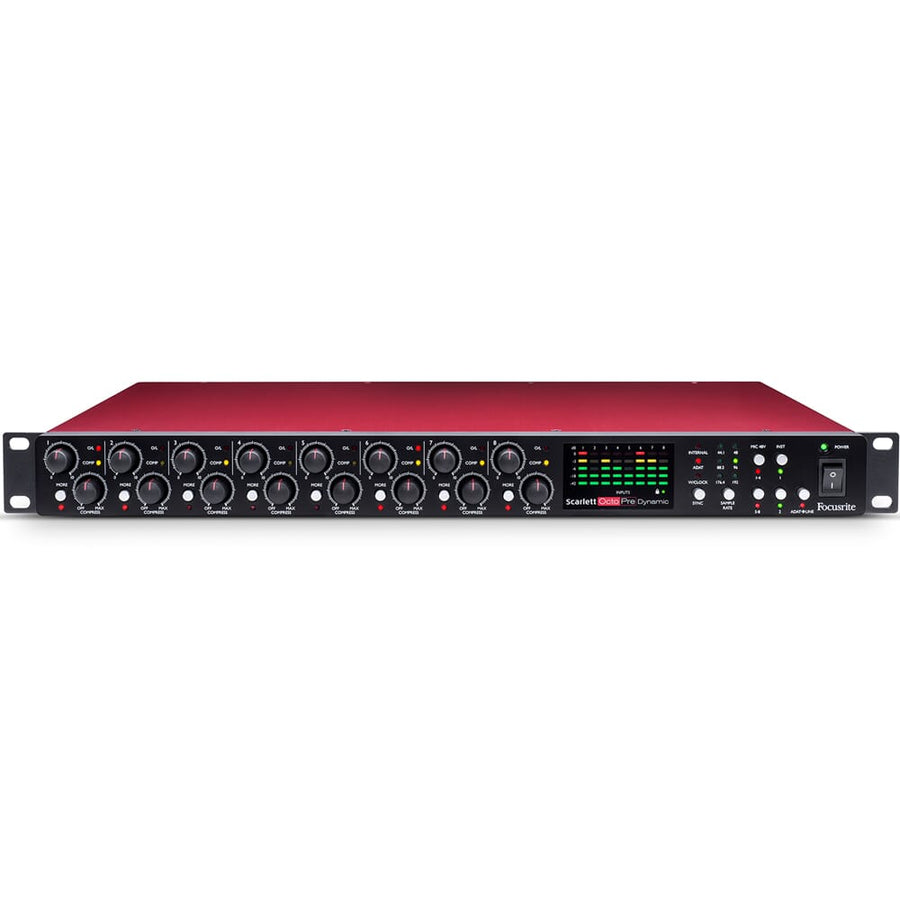 Focusrite Scarlett OctoPre Dynamic 8 Channel Mic Pre with AD/DA Conversion