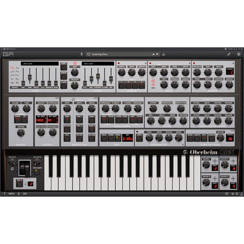 GForce Oberheim OB-X Synthesizer, Software Download