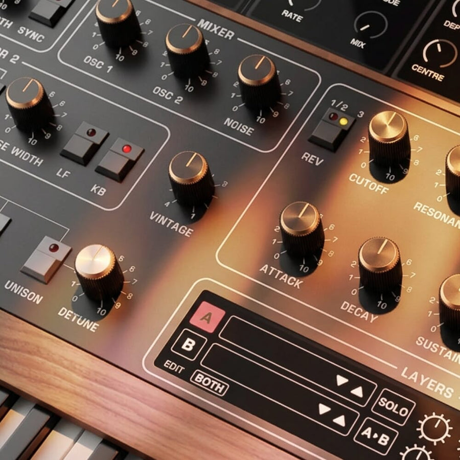 GForce Sequential Prophet 5 Synthesizer, Software Download (30% Off Launch Promo | Ends 4th August)