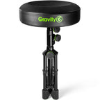 Gravity FD SEAT 1, Round Musicians Stool, Foldable, Adjustable Height