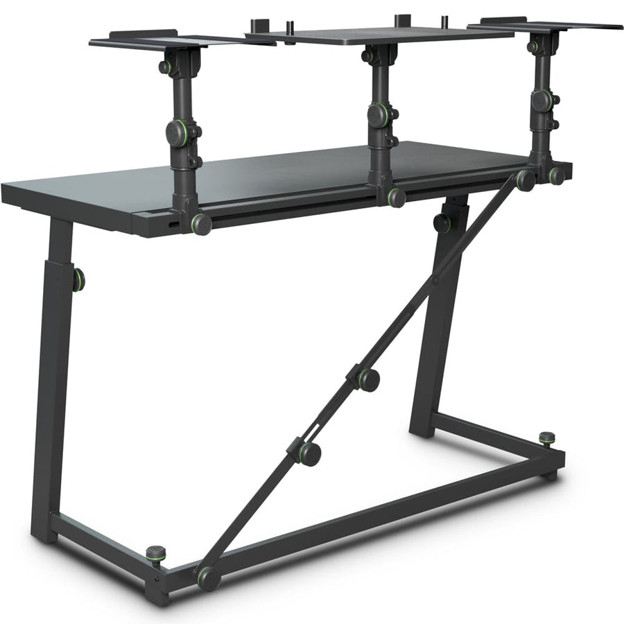 Gravity FDJT-01 DJ Desk with Laptop & Speaker Stands