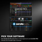 Hercules DJControl Inpulse T10, 2-Deck Motorised DJ Controller Inc. Serato DJ Pro